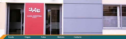 Web de l'Casa Nostra School of Banyoles